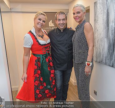 Eröffnung LUXUSLASHES® Lounge Wien 1, Natascha Ochsenknecht, Claudia Effenberg