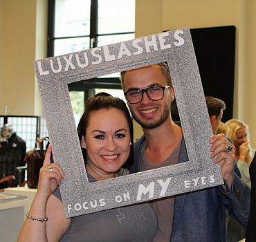 LUXUSLASHES®, Fashionweek Berlin, Wimpernverlängerung