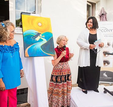 Luxuslashes, Ausstellung, Charity, Doris Kapusta ,Patrizia Staniek