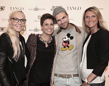 Eröffnung LUXUSLASHES Hamburg: Natasche Ochsenknecht, Vanessa Blumhagen, Andre Borchers